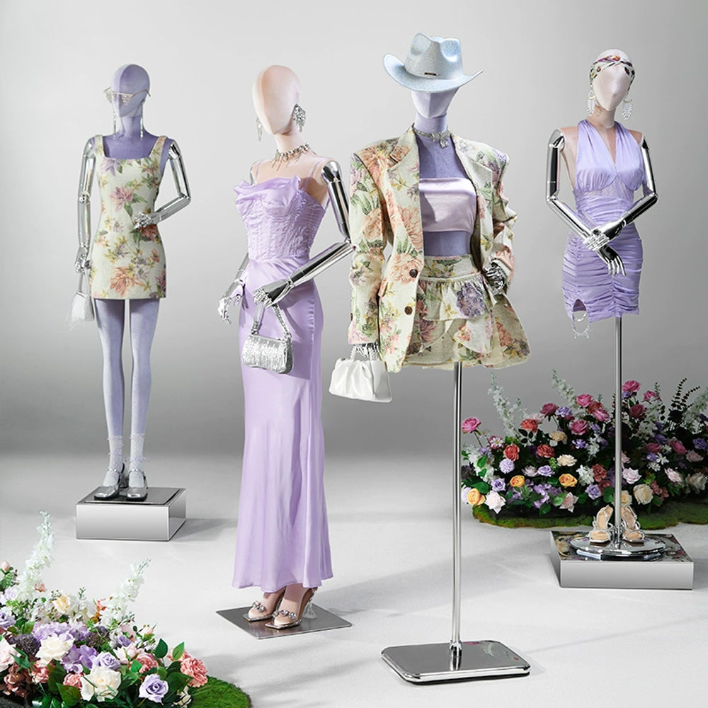 Jelimate Luxury Female Full Body Half Body Velvet Mannequin,Female Man Jelimate Luxury Female Full Body Half Body Velvet Mannequin,Female Man