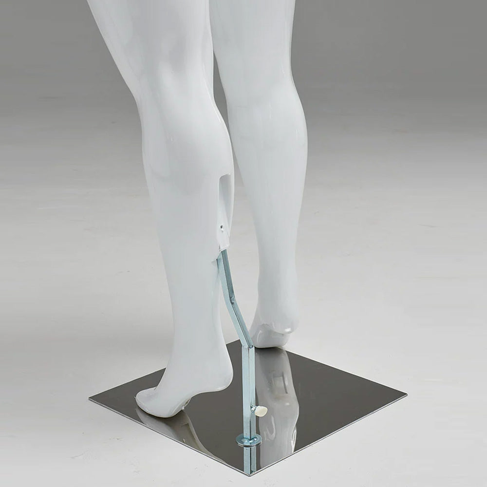 Jelimate High Quality Full Body Female Plus Size Mannequin,Black White Women Dress Form Torso Model,Manikin Head Clothing Boutique Store Clothing Dress Form