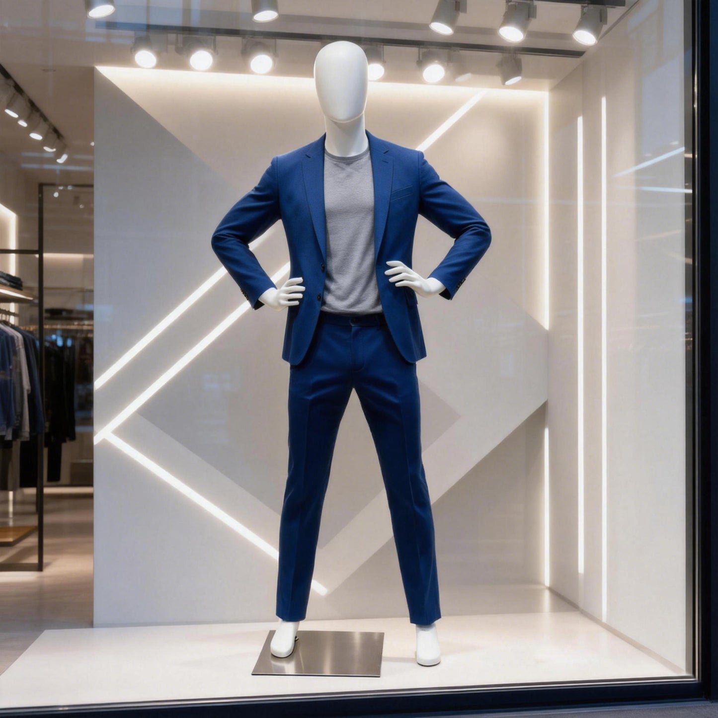 Male Athletic Mannequin - Muscular Fitness Display Mannequin with Detachable Arms and Legs for Sportswear