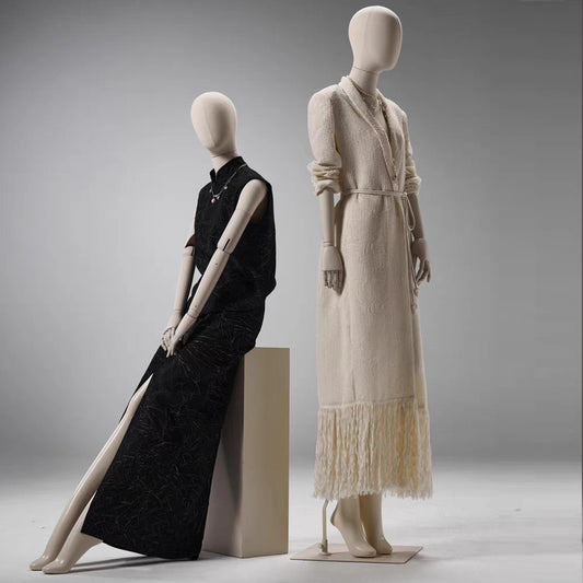 JM0163 Premium Beige Female Full Body Mannequin - 4 Versatile Poses