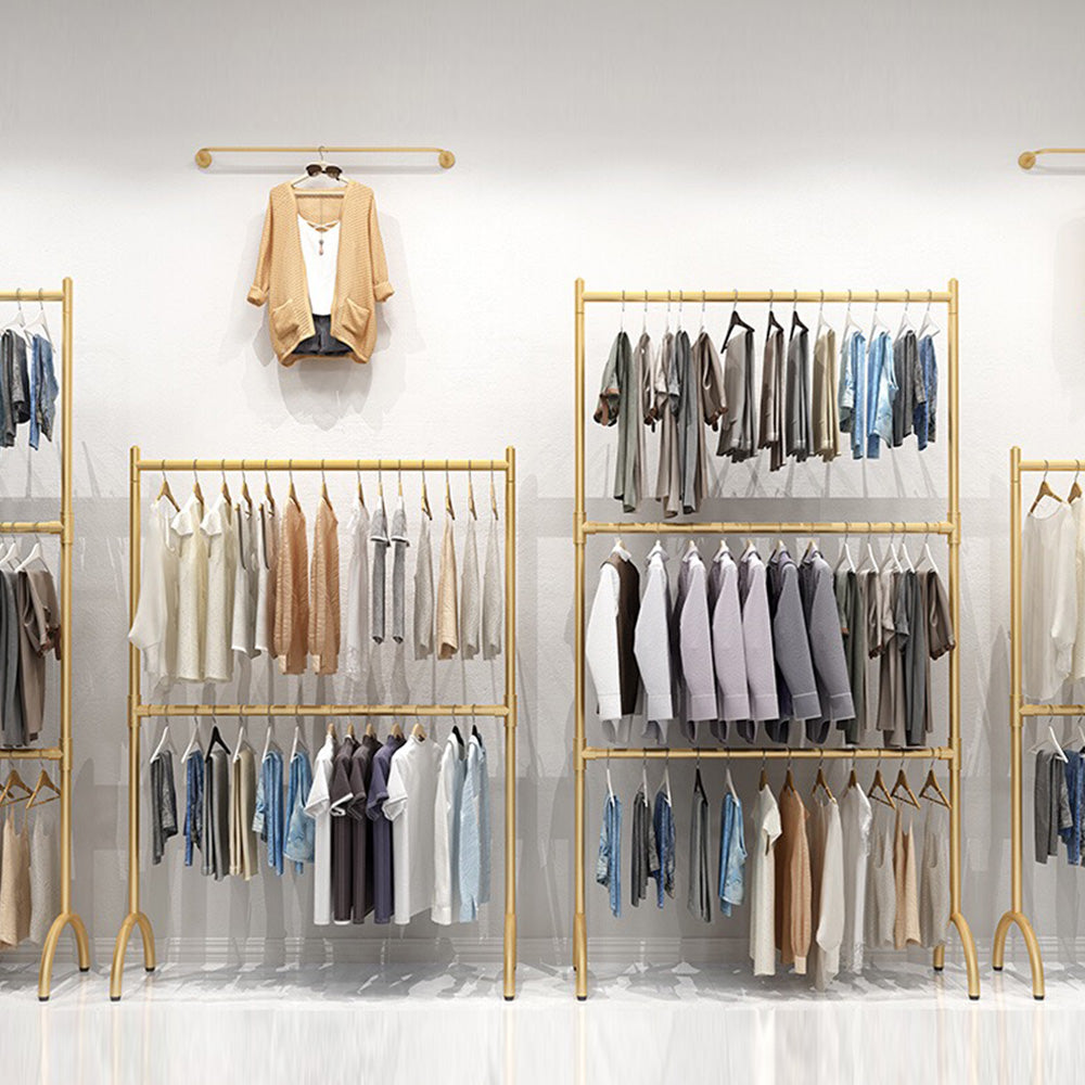 Jelimate Standard Double Layers Poles Clothing Hanger Hanging Clothes JELIMATE Jelimate Standard Double Layers Poles Clothing Hanger Hanging Clothes JELIMATE