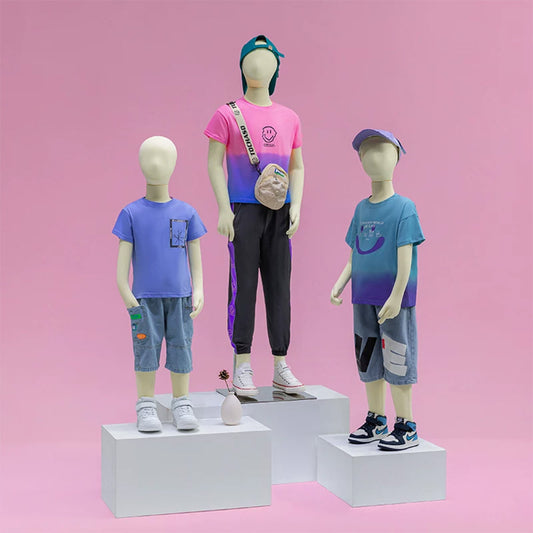 Child dress form - Full Body Soft Bendable Baby Mannequin for Kids’ Clothing Displays | JELIMATE