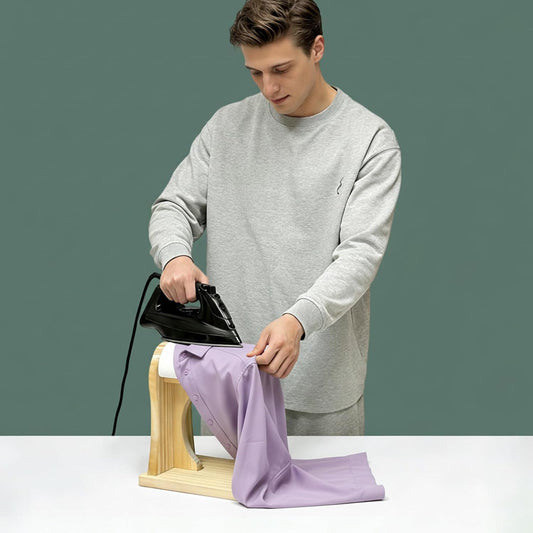 Professional Tailor Shoulder Ironing Board - Solid Pine Wood Pressing Board for Suits & Shirts