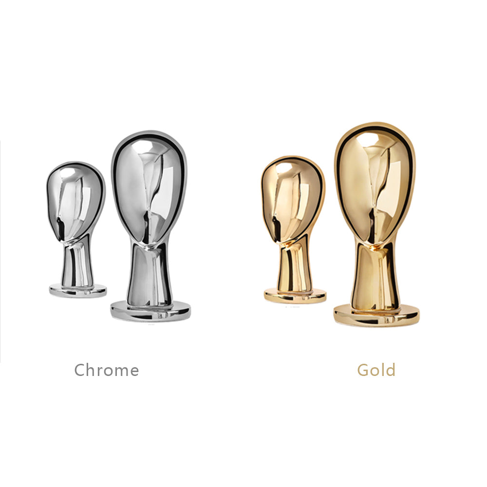 JELIMATE Electroplated Female Full Body Mannequin | Standing and Sitting Pose | Silver & Gold