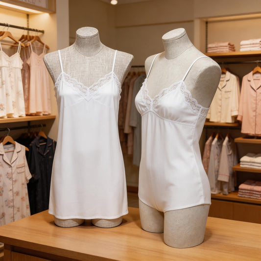JELIMATE Half Body Mannequin Torso, Linen Dress Form for Lingerie Underwear Display