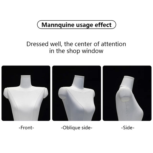 JELIMATE Mannequin Shoulder Caps for Female Dress Form – Retail Display & Photography