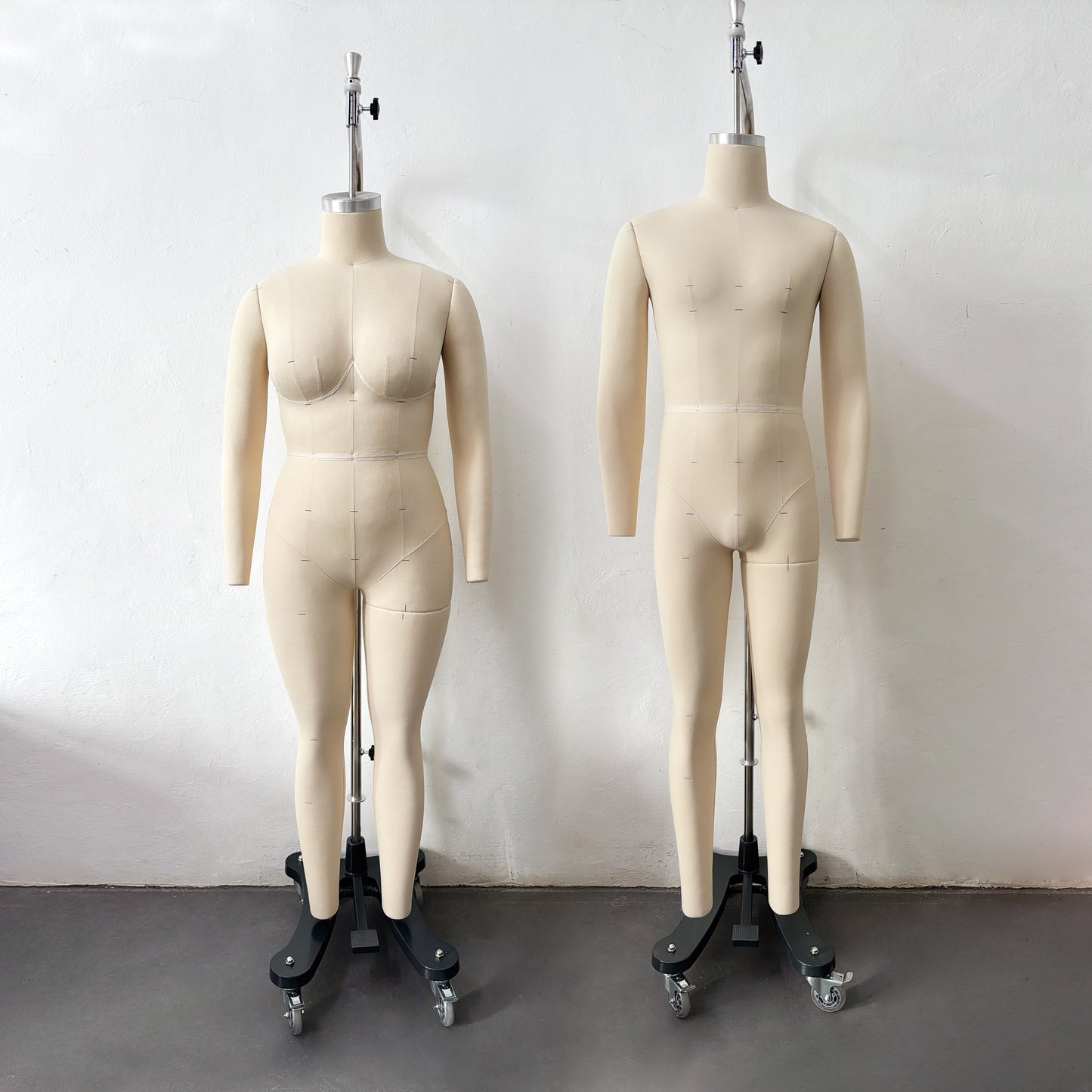 Jelimate Half Body Female Tailor Mannequin Torso Dressmaker Dummy for Pattern Draping Clothing Mannequin Dress Form For Sewing Women Fashion Design Mannequins Can Custom Logo