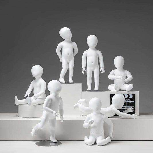 Sitting Infant & Child Mannequin | Full Body Kids Clothing Display Prop