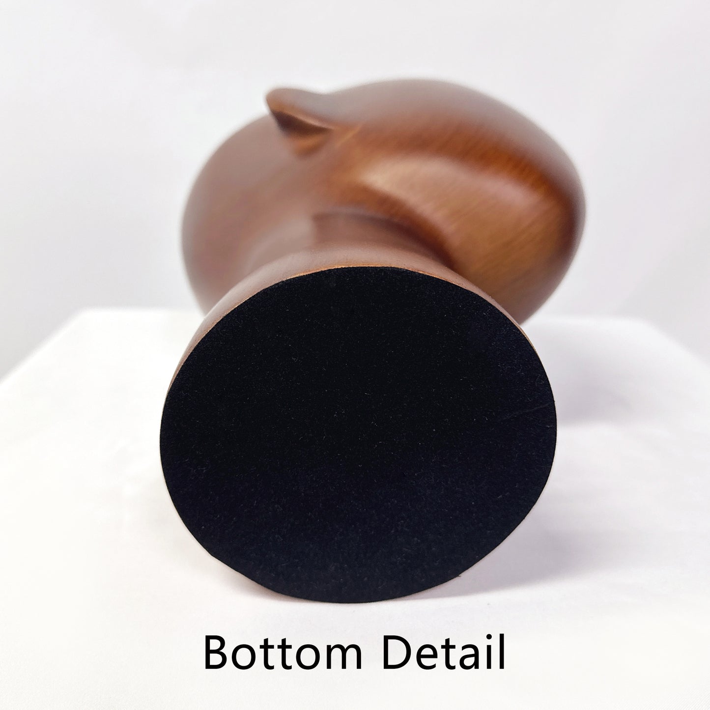 Jelimate Brown Wooden Mannequin Head Form Hat Display Head,Wood Head Mannequin For Hat Display Stand,Headband Wig Sunglasses Display Head Model