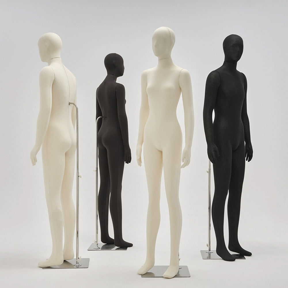 Jelimate Black Beige Flexible Female Male Mannequin Body with Soft Foam Jelimate Black Beige Flexible Female Male Mannequin Body with Soft Foam