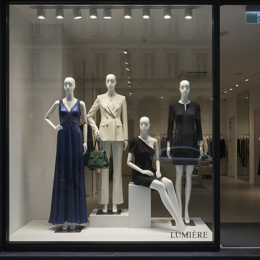 Minimalist Boutique Window Display