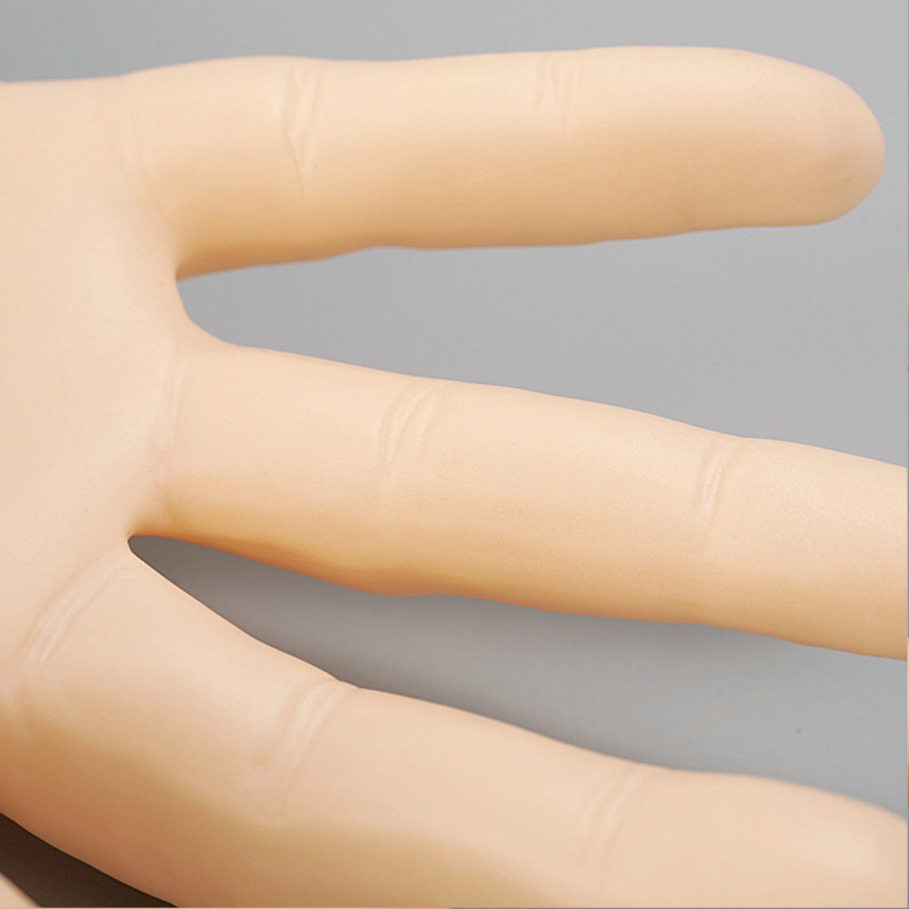 JELIMATE Male Right Hand Display Mannequin (3PCS) – Movable Plastic Hand for Rings, Watches, Nail Art & Jewelry