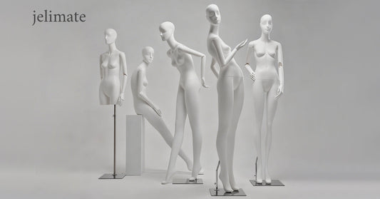 The Magic of Jelimate High-Quality White Spray- Painted Full Body Mannequin