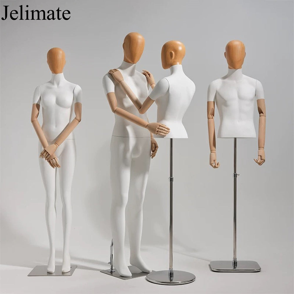 Maximizing Retail Appeal: How To Use Jelimate JMFF06 White Male and Female Full Body & Half Body Mannequins To Enhance Store Ambiance and Sales