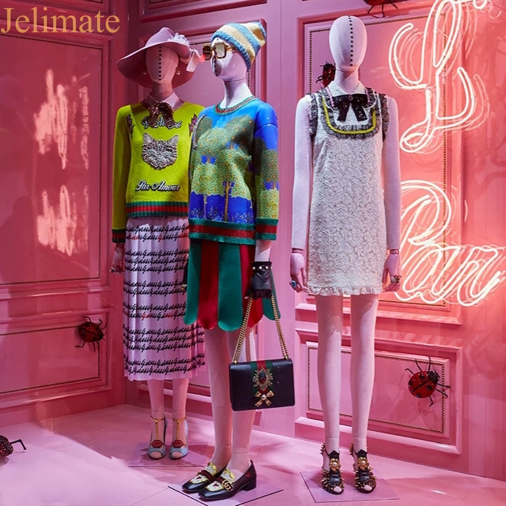 The Secret to Successful Clothing Boutique Stores: Jelimate Female Velvet Display Mannequin Full Body