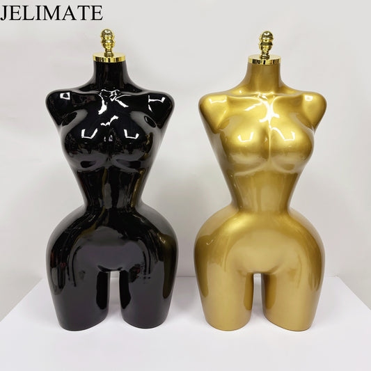 How To Use Premium Jelimate Spray-Painted Half Body Curvy Female Mannequin Torso To Showcase Clothing and Clothing Accessories ?