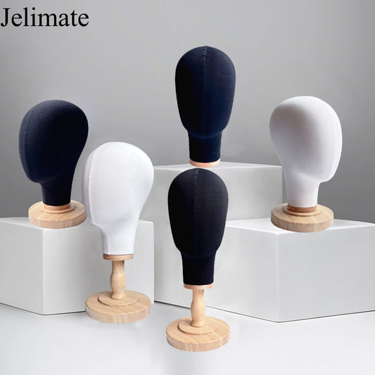 What Display Mannequin Head Should I Get To Decorate The Fashion Hat Boutique Store?Jelimate Fabric Covered Mannequin Head Is Worth Recommending