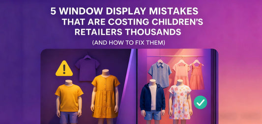 5 Window Display Mistakes That Are Costing Children's Retailers Thousands (And How to Fix Them)