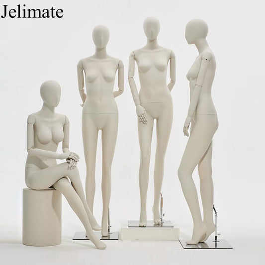 Jelimate High End Beige Female Full Body Mannequins: The Ultimate Display Solution for Fashion Boutique Stores