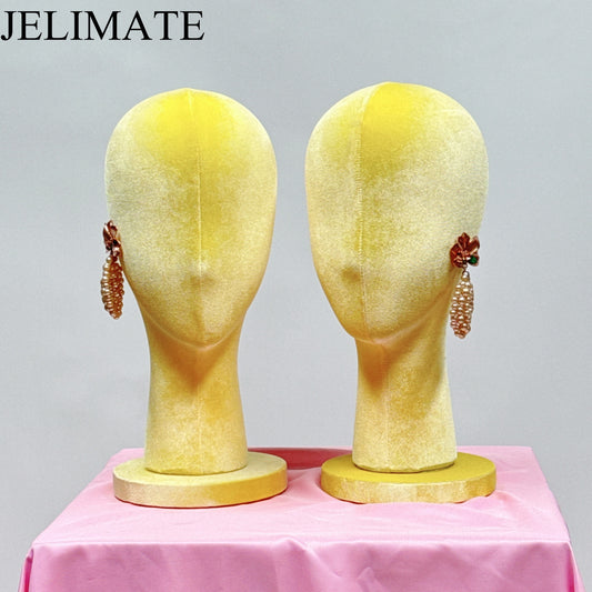 Why Jelimate Yellow Velvet Mannequin Heads Are a Must-Have for Fashion Boutique Stores and Accessories Displays?