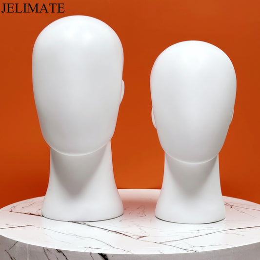 Introducing Jelimate Abstract Male Female White Mannequin Heads : The Perfect Display Solution