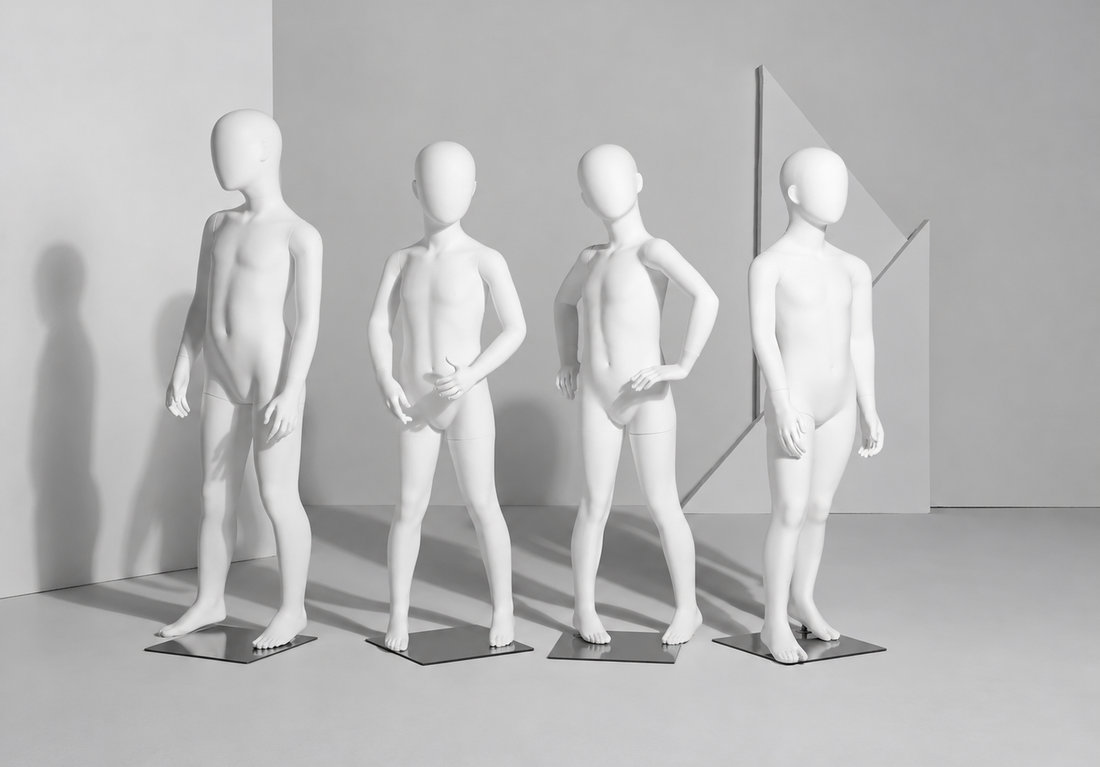JELIMATE Child Mannequin Full Body Store Display Photography Form Kids Ages 4–14