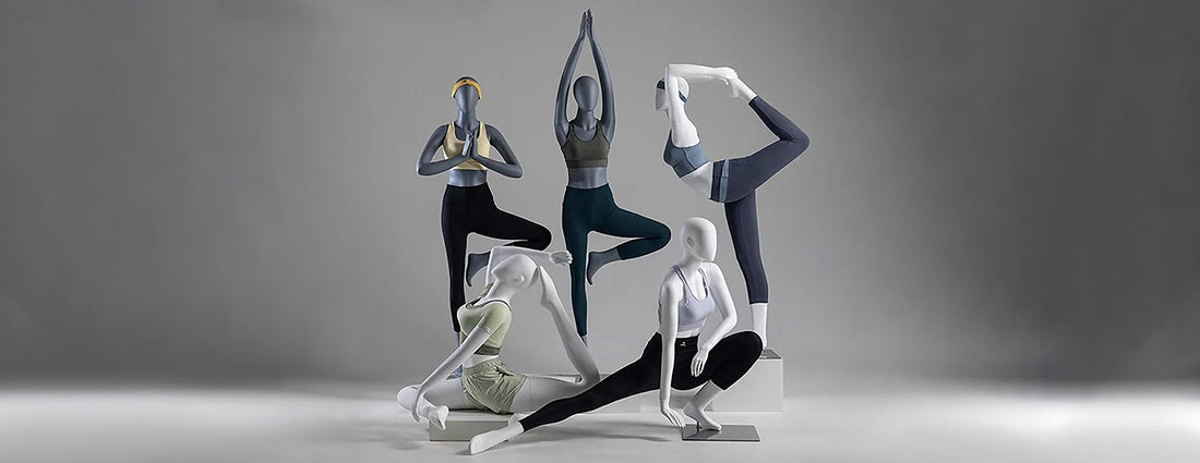 Elevate Your Clothing Store Displays with Jelimate High End Female Sport Yoga Mannequin Full Body Dress Form Model