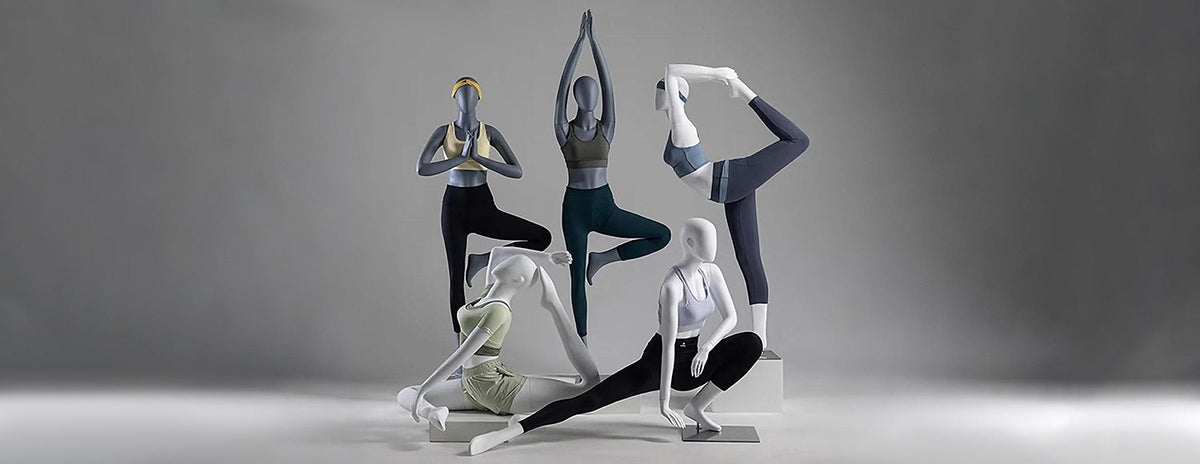 Elevate Your Clothing Store Displays with Jelimate High End Female Sport Yoga Mannequin Full Body Dress Form Model