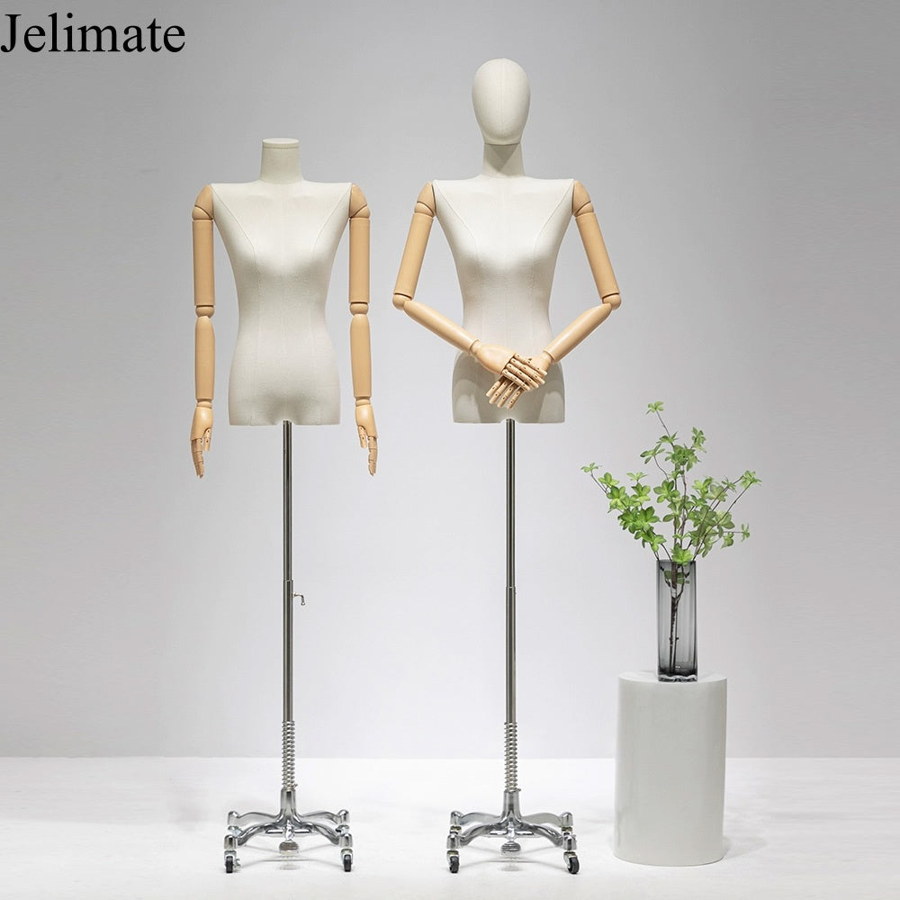 How To Use Jelimate Wide Shoulder Female Mannequin Torso To Update The Window Dispaly Props On Clothing Boutique Stores And Increase The Sales ?