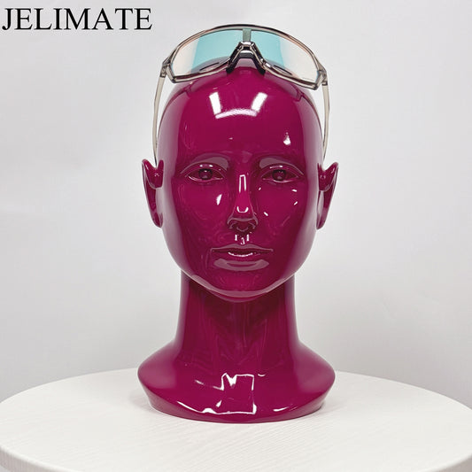 Jelimate Purple Female Mannequin Head: The Ultimate Accessory Display Solution