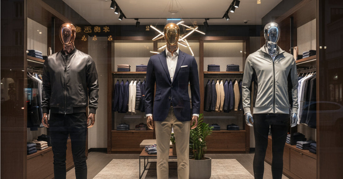 Menswear Store Upgrade Guide: From Basic to Premium with Electroplated Mannequins - ROI Analysis