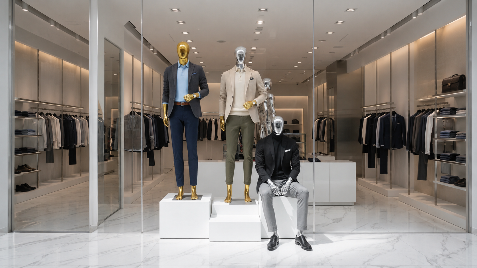 JELIMATE Luxury Mirror Male Mannequin — The Ultimate Guide to Elevating Your Menswear Window Display