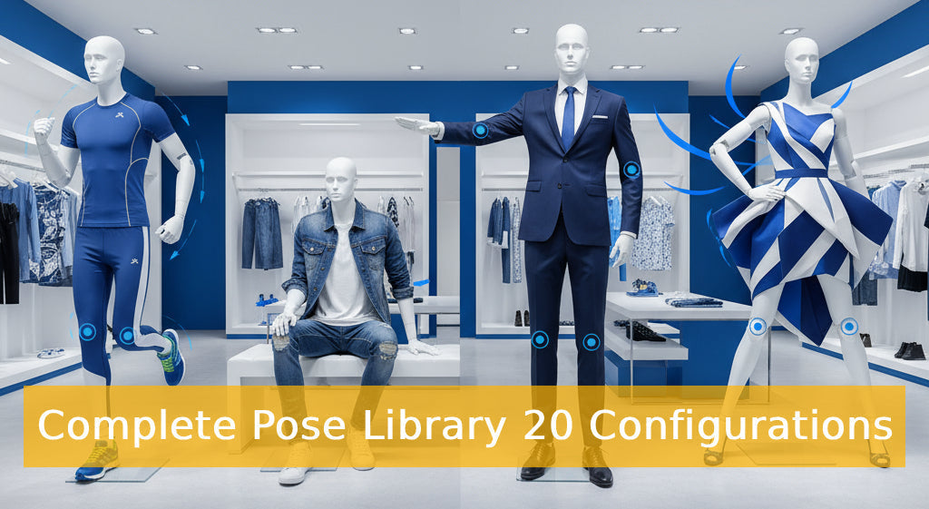 From Static to Dynamic: 20 High-Conversion Mannequin Poses (Step-by-Step Tutorial)