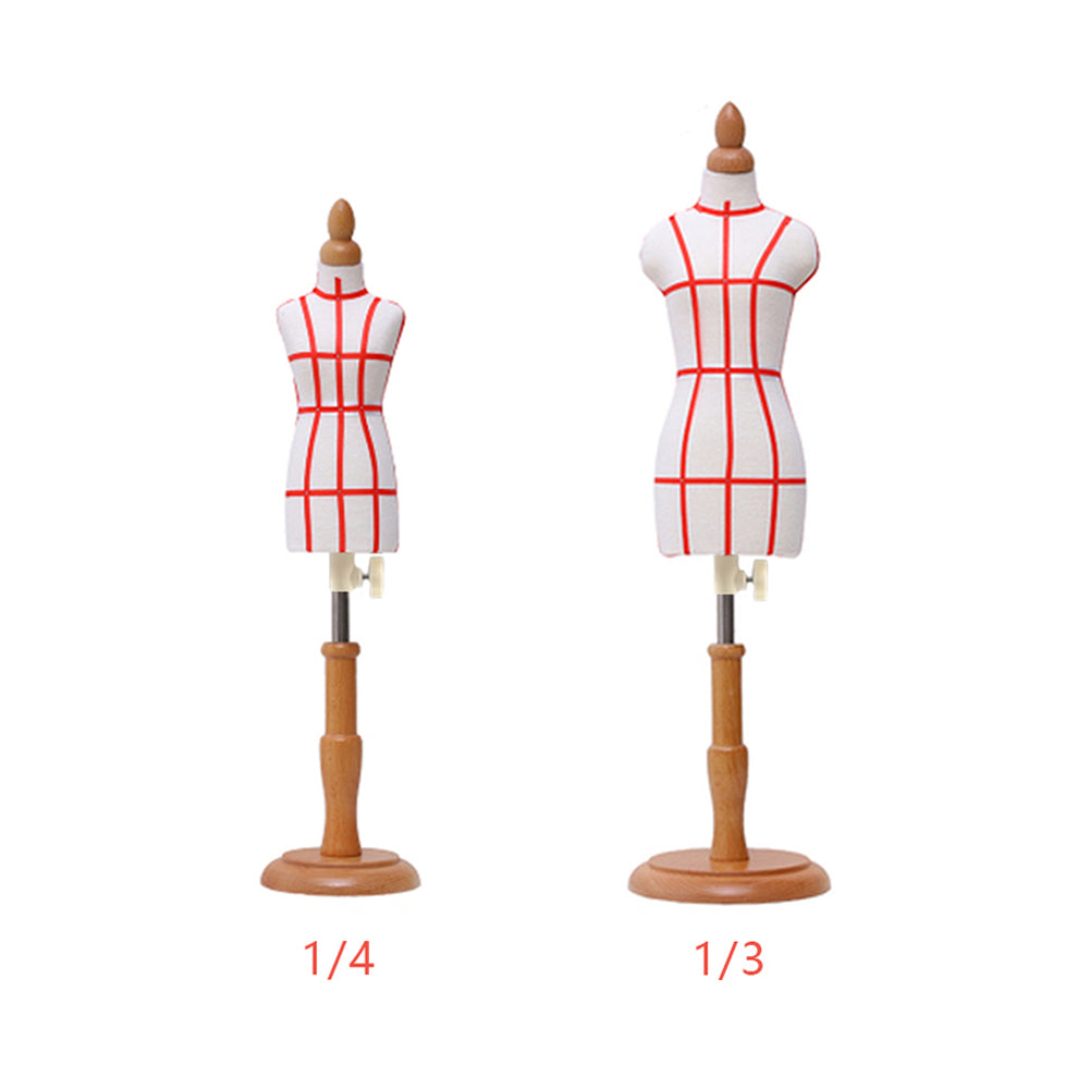 JELIMATE Half Scale Male Dress Form For Sewing,Pinnable 1/2 Or 1/3 Or 1/4
