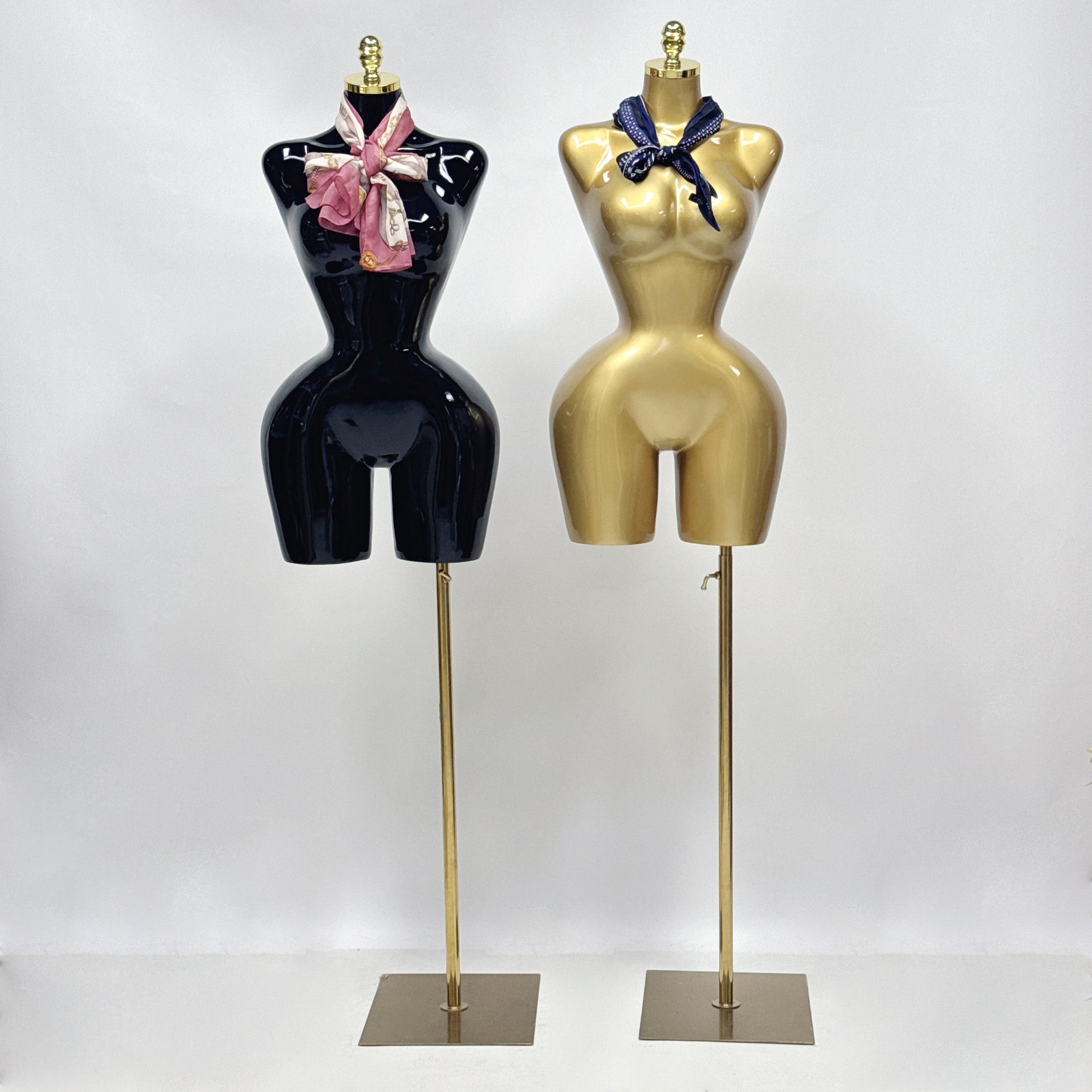 JELIMATE Luxe S-Shape Female Mannequin Torso: Curvy BBL Silhouette Dress Form with Big Hips for Evening Gowns