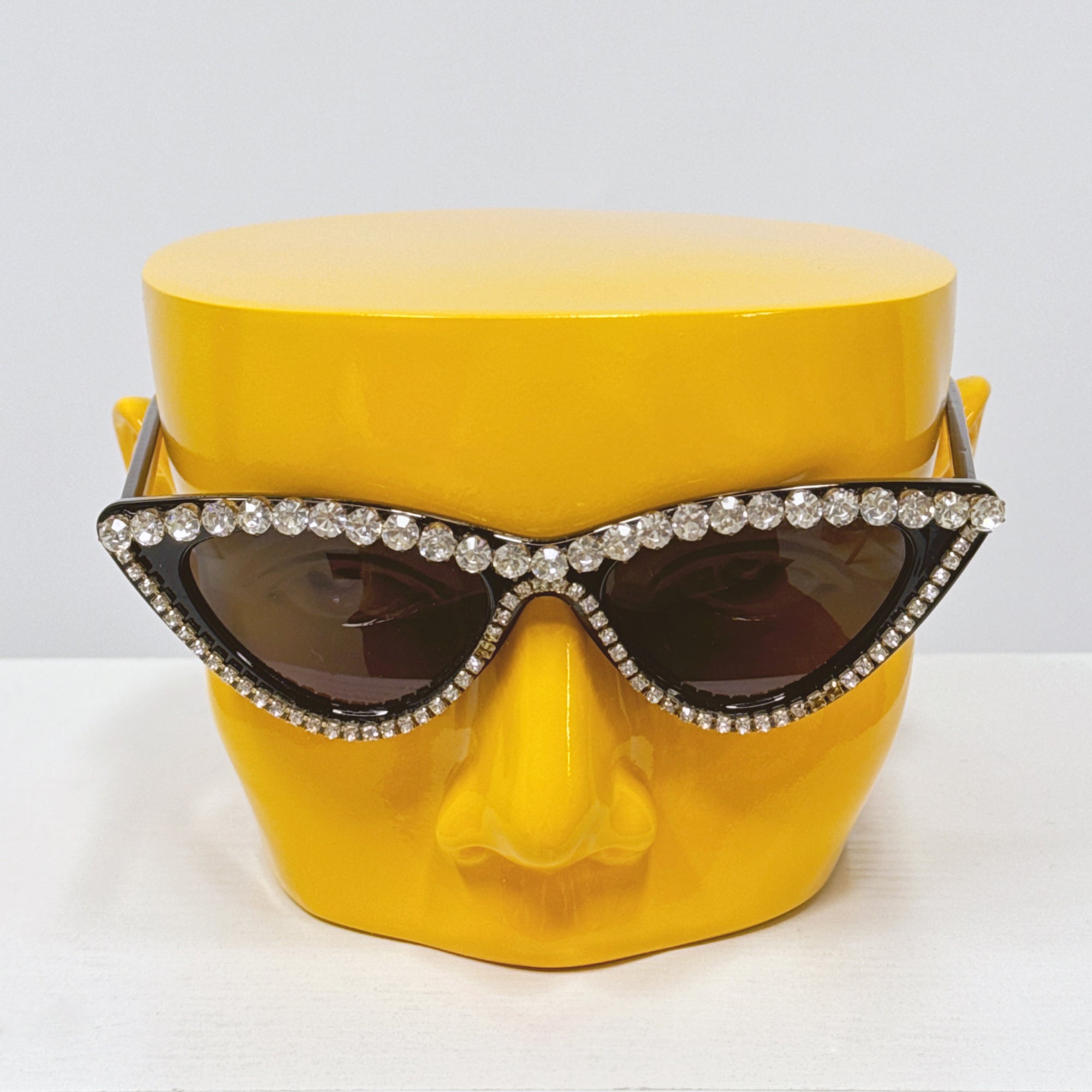 Jelimate Boutique Store Male Mannequin Head Stand,Shop Window Sunglasses Display Head Model,Colorful Men Eyeglass Mannequin Head Display Dress Form
