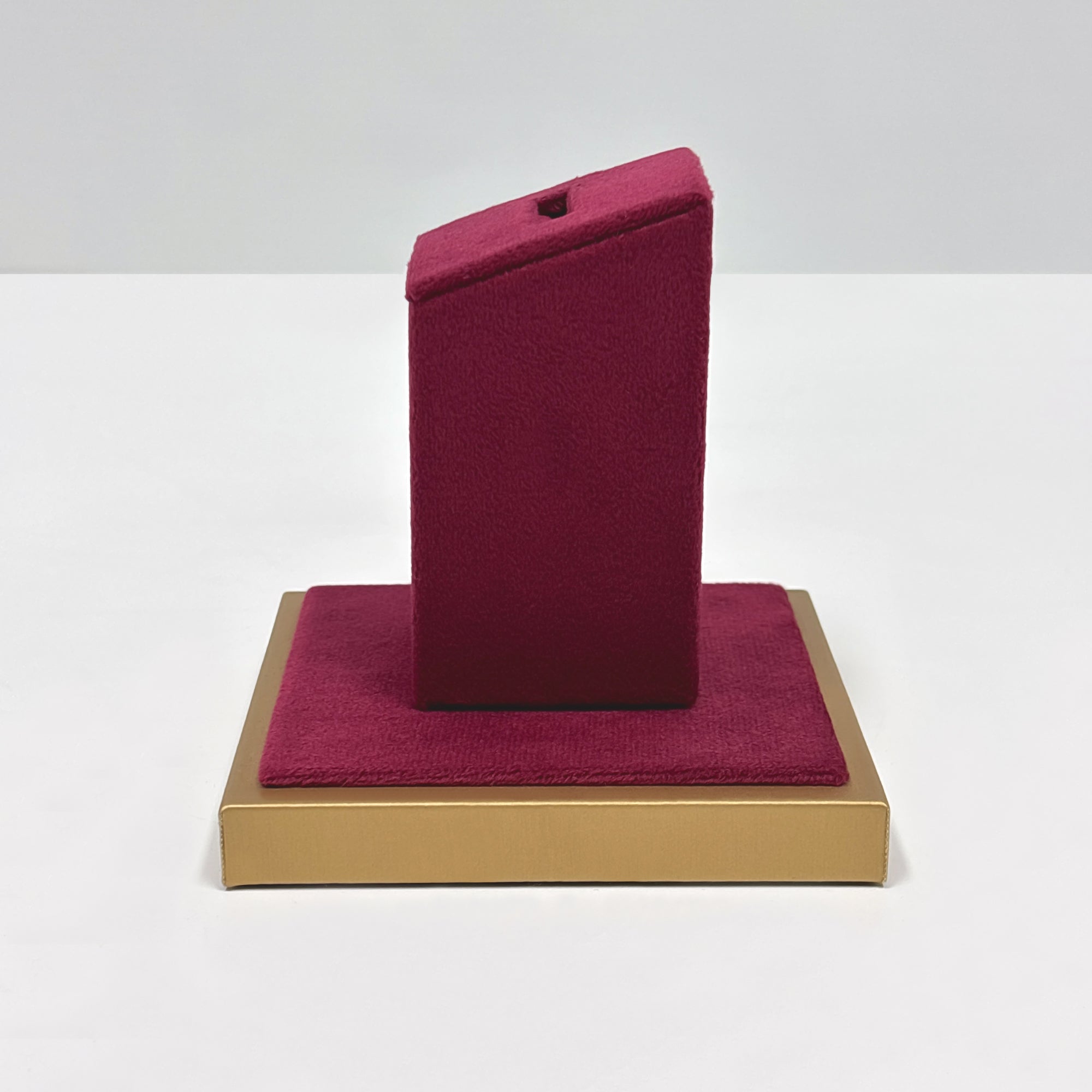 Jelimate Red Velvet Jewelry Display Stand – Watch, Bracelet & Ring Organizer for Home or Store Use