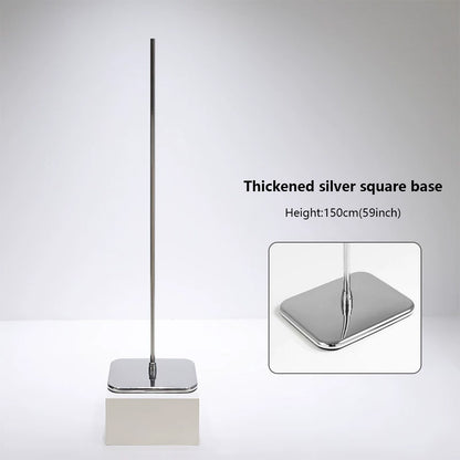 JELIMATE Half Body Mannequin Stand Base | Stainless Steel Retail Display Pole Stand