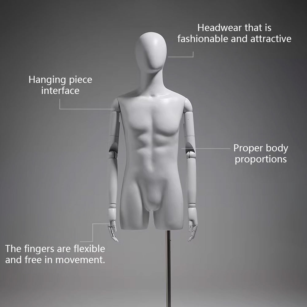 JELIMATE Articulated Full-Body Mannequin | Children & Adult Display Forms
