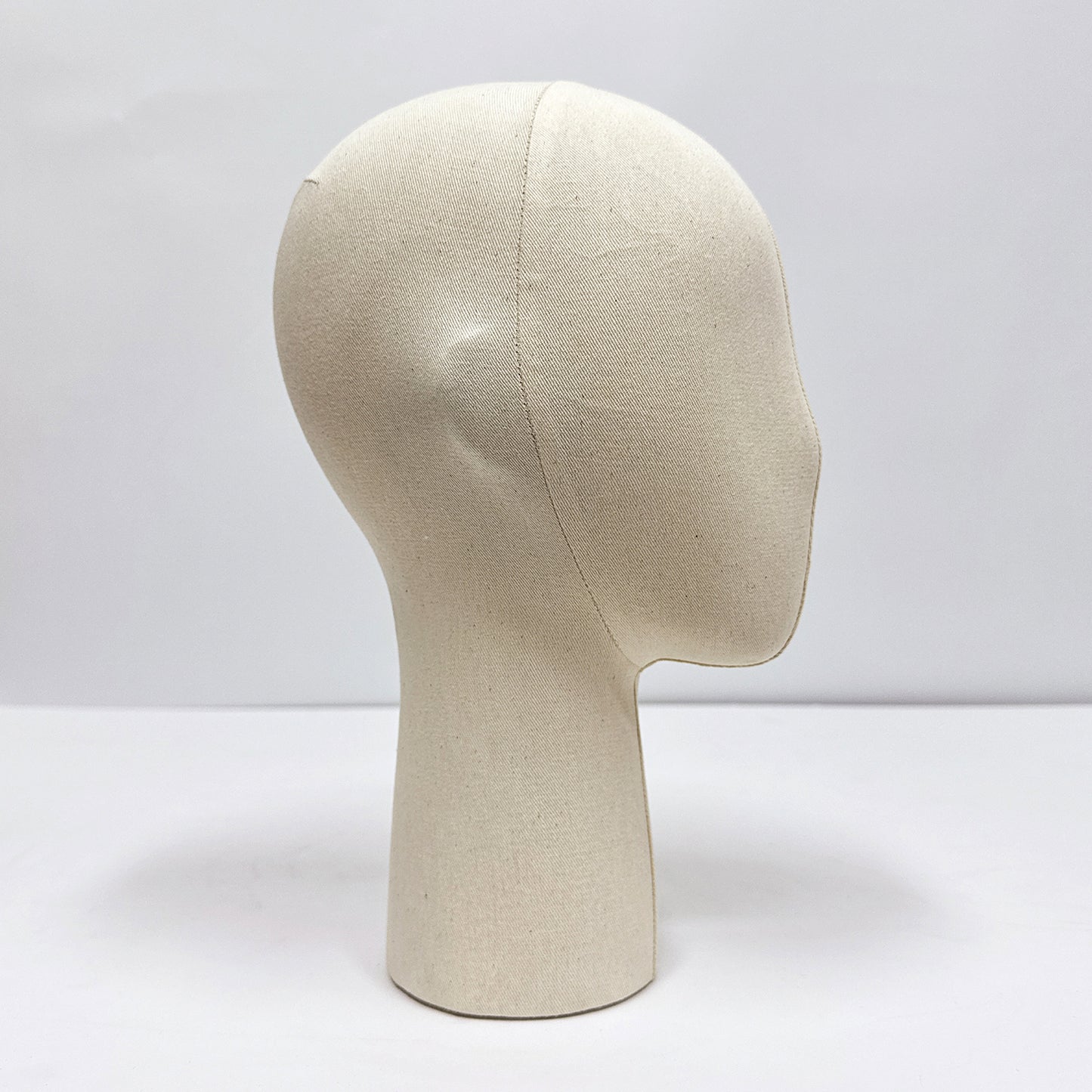 JELIMATE Linen Mannequin Head for Wigs Hats Jewelry Display | Wig Head Stand