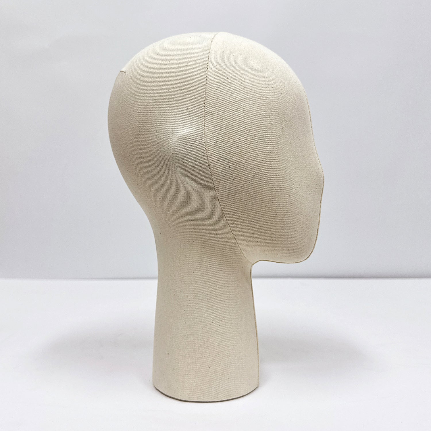 JELIMATE Linen Mannequin Head for Wigs Hats Jewelry Display | Wig Head Stand