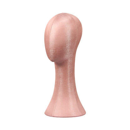 Linen Mannequin Head - Pinnable Display Stand for Hats Wigs Jewelry