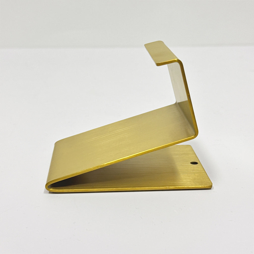 Jelimate Gold Stainless Steel Purse Stand – Adjustable Handbag & Wallet Display for Home & Boutique
