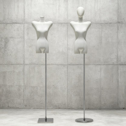 Korean-Style Shoulder-Padded Female Mannequin - Luxury Display for Clothing Boutiques & Retail Stores