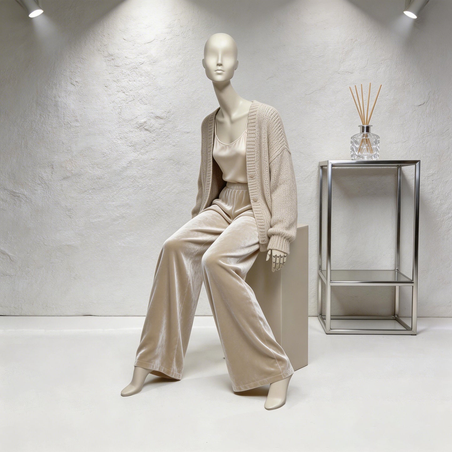 Professional Seated Display Mannequin - Boutique, Studio & Department Store Use