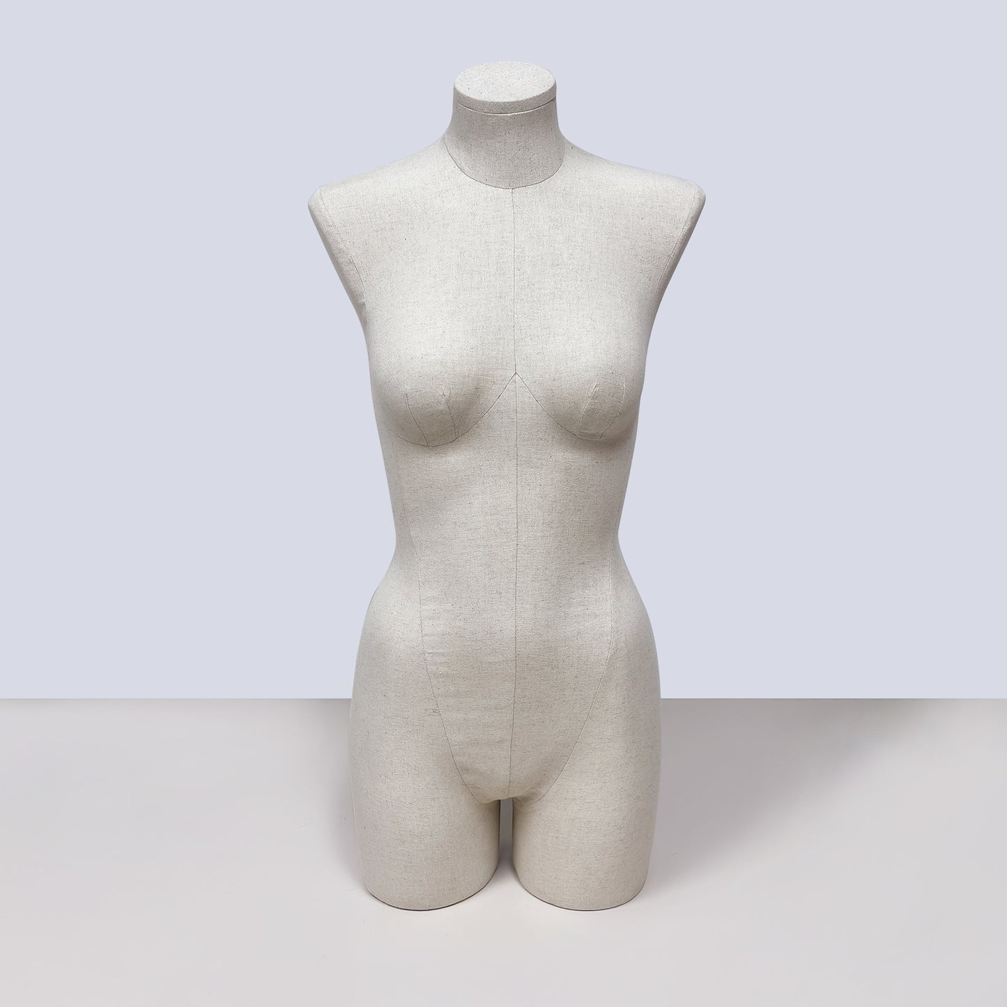 JELIMATE Half Body Mannequin Torso, Linen Dress Form for Lingerie Underwear Display