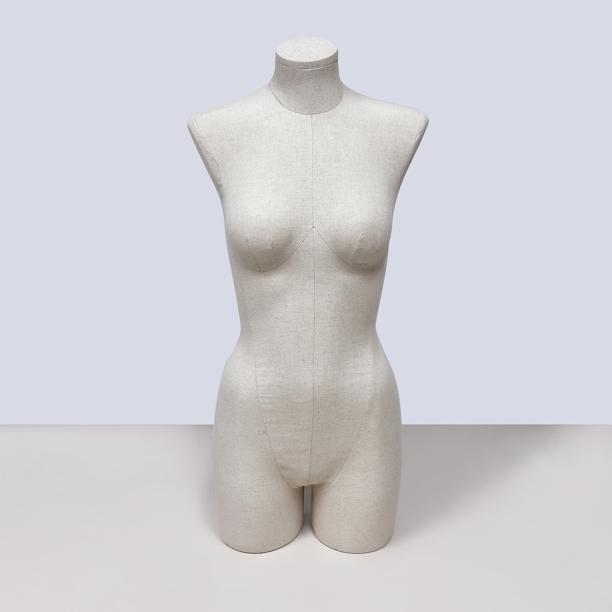 JELIMATE Half Body Mannequin Torso, Linen Dress Form for Lingerie Underwear Display