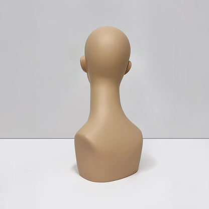 JELIMATE Mannequin Head for Wigs Hats Scarves, Male Female Fiberglass Wig Display Head
