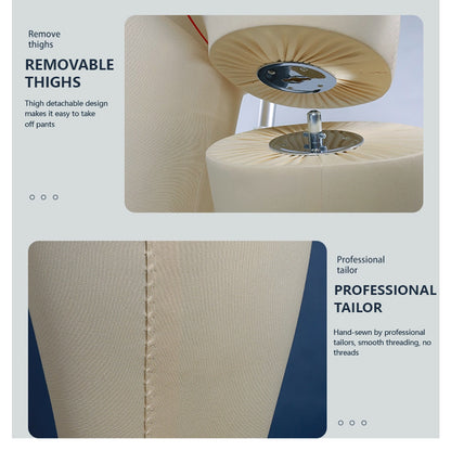 Plus Size Dress Form with Collapsible Shoulders - Professional Female Full Body Draping Mannequin