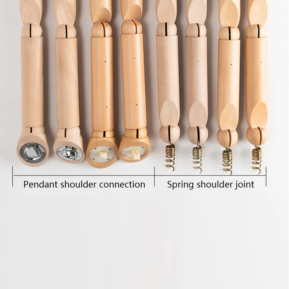 Jelimate Female Mannequin Hand Dress Form,Movable Wooden Hand Model Flexible Fingers,Glove Sunglasses Ring Jewelry Display Mannequin Hand Manikin